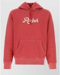 Polo Ralph Lauren - Cotton Blend Hooded Sweatshirt Front Pocket - Lyst