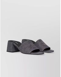 Courreges - Block Heel Sandals - Lyst
