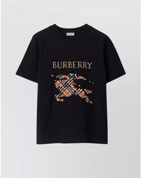 Burberry - Cotton Ribbed Slim-Fit T-Shirt - Lyst