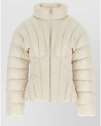 Elisabetta Franchi - Quilted Down Parka Coat - Lyst