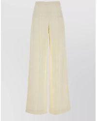‎Taller Marmo - Crepe Wide-Leg Trousers - Lyst