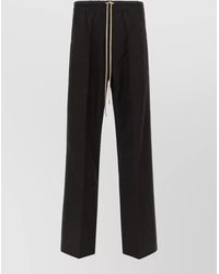 Rick Owens - Cotton Dietrich Drawstring Track Pants - Lyst
