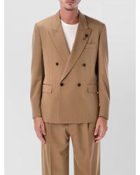 Lardini - Double Breasted Tailored Suit Jacket - Lyst