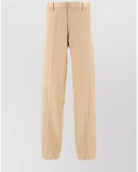 Lanvin - Cotton Relaxed-Fit Chino Trousers - Lyst