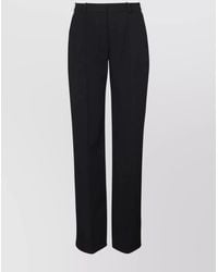 Balmain - Straight Leg Wool Trousers - Lyst
