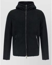 Giorgio Brato - Lamb Leather Hooded Jacket - Lyst