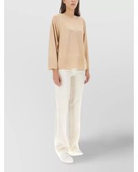 Fabiana Filippi - Lurex Oversized Knitted Top - Lyst