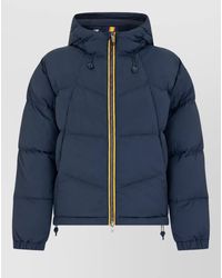 K-Way - Down Hooded Puffer Jacket - Lyst