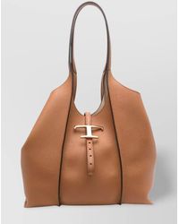 Tod's - T Timeless Small Leather Shoulder Bag - Lyst
