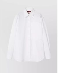 Gucci - Cotton Poplin Long Sleeve Shirt - Lyst