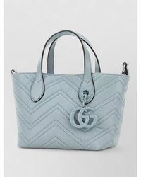 Gucci - Gg Marmont Small Leather Tote Bag - Lyst