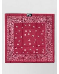 Dolce & Gabbana - Paisley Print Lightweight Square Hair Scarf - Lyst