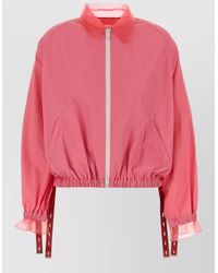 Fendi - Viscose Blend Jacket Long Sleeves Ruffles - Lyst
