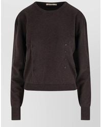 Paloma Wool - Knit Sweater Crew Neck Button Detail - Lyst