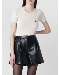 Vivienne Westwood - Bea Cotton Top Short Sleeves Round Neck - Lyst