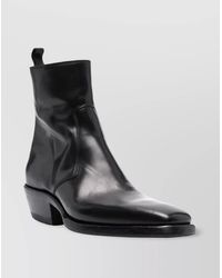 Premiata Side Zip Boots in Black for Men | Lyst