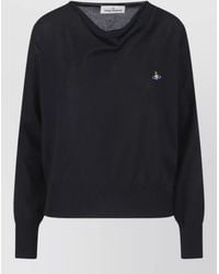 Vivienne Westwood - Knit Sweater Crew Neck Embroidered Detail - Lyst