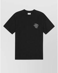 Les Deux - Ben Faience Graphic Logo Back Print T-Shirt - Lyst