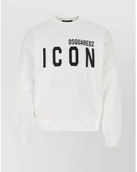 DSquared² - Cotton Regular-Fit Logo-Print Sweatshirt - Lyst