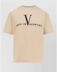 Valentino - Cotton Regular-Fit Logo-Print T-Shirt - Lyst