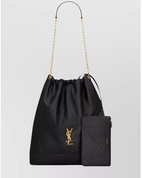 Saint Laurent - Large Quilted Shoulder Bag With Chain Strap - Lyst