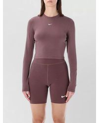 Nike - Cropped Long-Sleeve T-Shirt - Lyst
