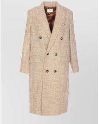 Circolo 1901 - Boucle Coat With Long Sleeves And Pockets - Lyst