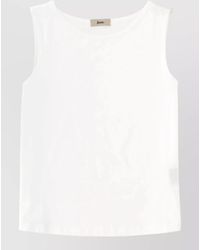 Herno - Sleeveless Top Round Neck Knitwear Piece - Lyst