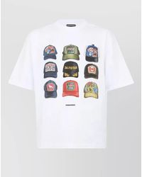 DSquared² - Cotton Loose-Fit Logo-Print T-Shirt - Lyst