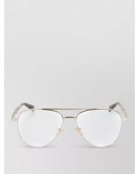 Gucci - Metal Aviator Sunglasses - Lyst