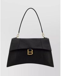 Balenciaga - Hourglass Leather Shoulder Bag - Lyst