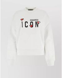 DSquared² - Cotton Logo-Print Sweatshirt - Lyst
