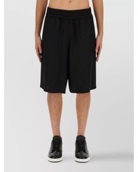 Moschino - Logo-Print Bermuda Shorts - Lyst