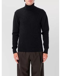 Lemaire - Wool Turtleneck Fine-Knit Sweater - Lyst