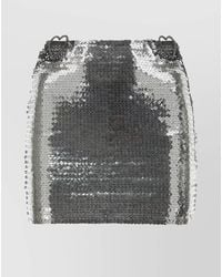 Nensi Dojaka - Sequined Mini Skirt - Lyst