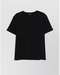 Balmain - Crew Neck Short Sleeve T-Shirt Design - Lyst