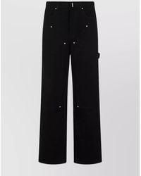 Givenchy - Denim Wide-Leg Carpenter Trousers - Lyst
