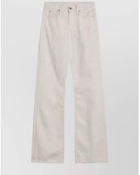Calvin Klein - Linen-Blend Relaxed Flared Jeans - Lyst
