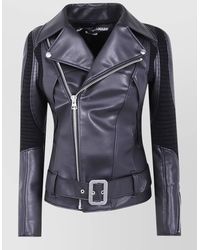 Junya Watanabe - Biker Jacket Long Sleeves Belted Waist - Lyst
