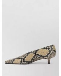 Aeyde - Snake-Print Calf Leather Pumps - Lyst