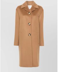 Sportmax - Virgin Wool Single-Breasted Midi Coat - Lyst