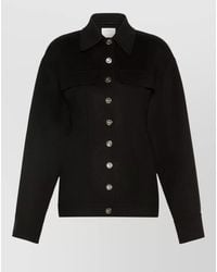 Sportmax - Tailored Virgin Wool Coat Clean Design - Lyst