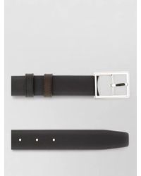 Montblanc - Leather Belt Reversible Adjustable Textured Design - Lyst