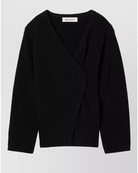 Rohe - Cashmere Wool Off-Shoulder Relaxed-Fit Cardigan - Lyst