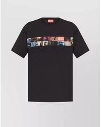DIESEL - Graphic Print Cotton Short-Sleeve T-Shirt - Lyst