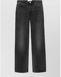 Ami Paris - Cotton Wide-Leg Jeans - Lyst