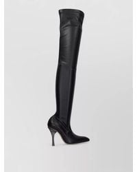 Off-White c/o Virgil Abloh - Leather Over-The-Knee Boots - Lyst