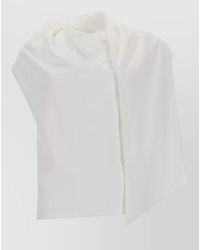 THE GARMENT - Scarf Detail Top Asymmetric Hem Design - Lyst