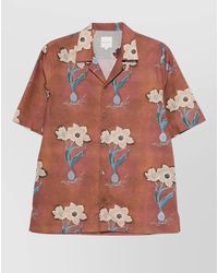 Paul Smith - Floral-Print Short-Sleeve Camp-Collar Shirt - Lyst