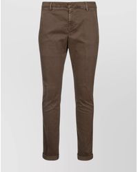 Dondup - Rolled Cuffs Trousers Side Back Pockets - Lyst